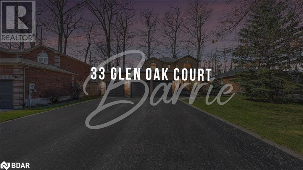 33 GLEN OAK Court, barrie, Ontario